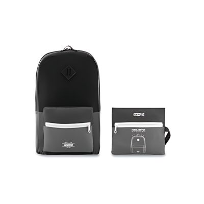 American Tourister - Grey Packable Backpack