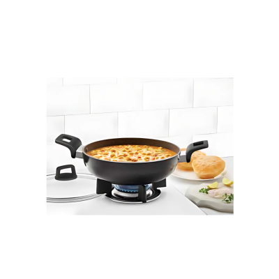 Borosil - Granito Nonstick IB Kadai With Lid 20cm